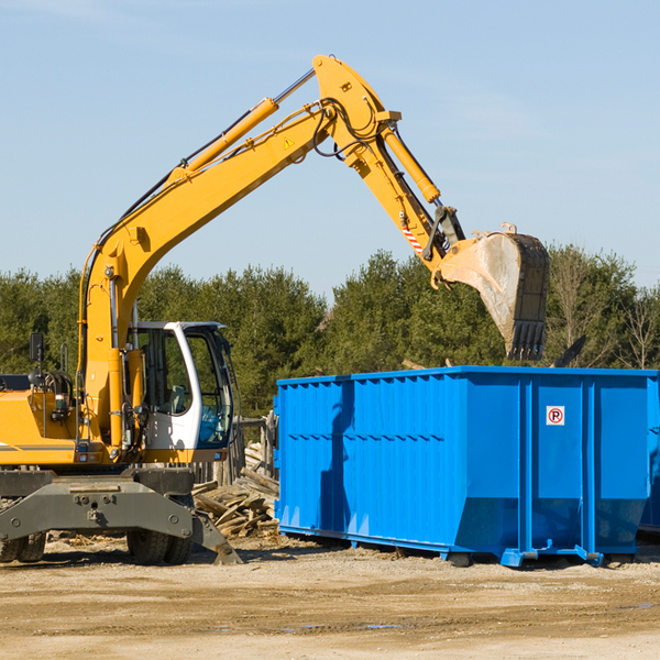 can i request a rental extension for a residential dumpster in Inkom